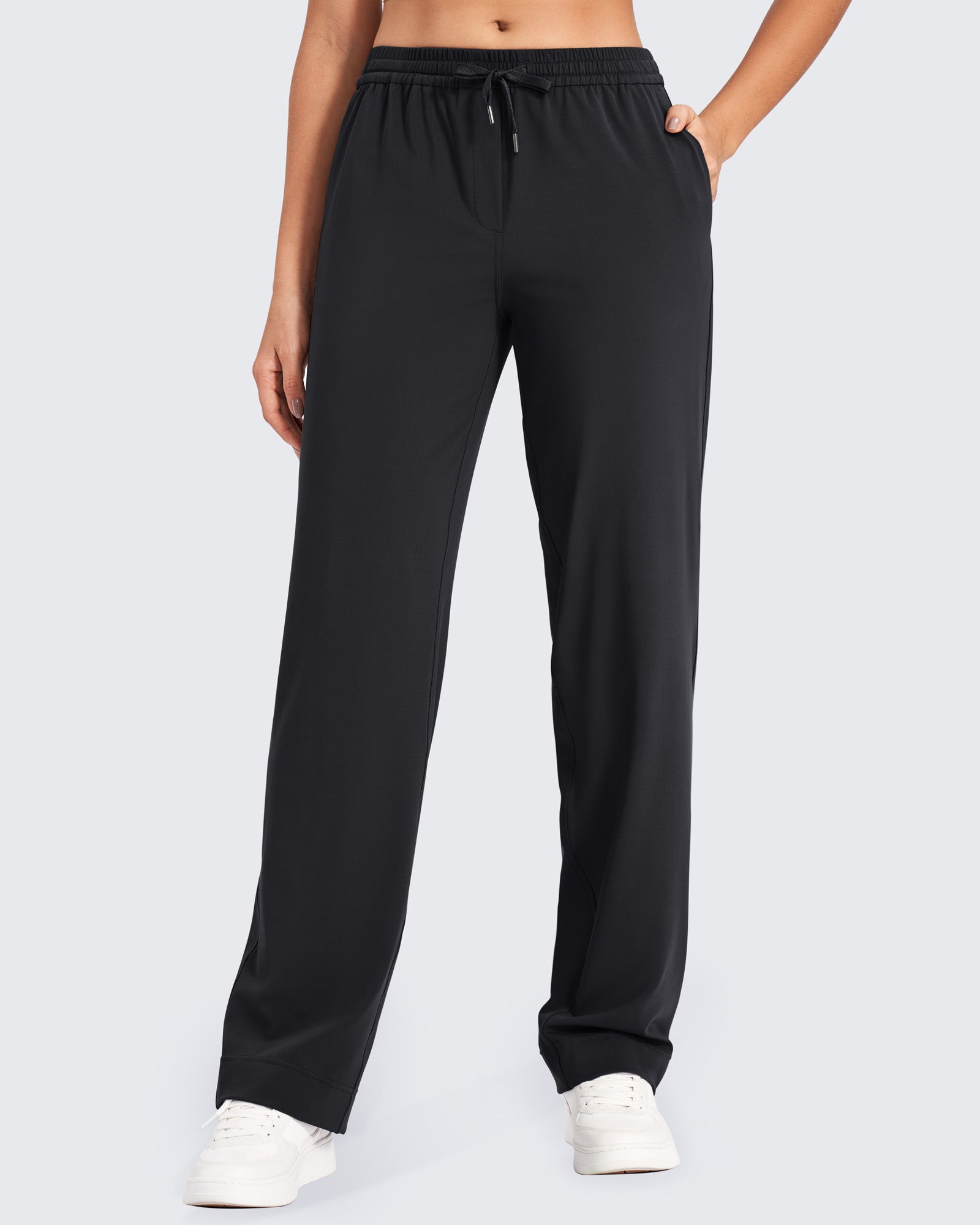Bizcasual Business Straight Pants met Trekkoord