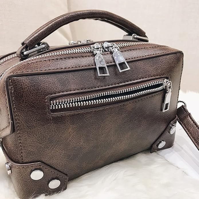 Jasmijn - Vintage Leren Schoudertas