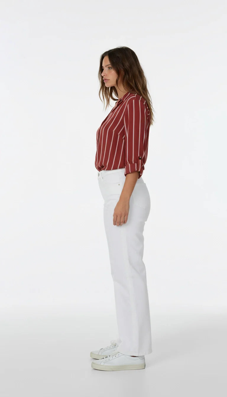 Lotte - Trendy Gestreepte Blouse