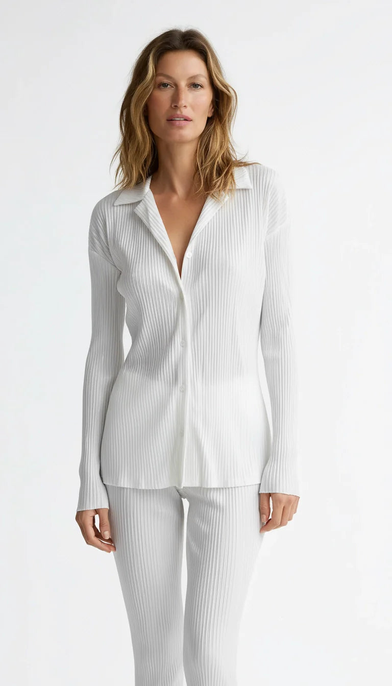 Lotte - Trendy Tweedelig Pak met Gedrapeerde Broek