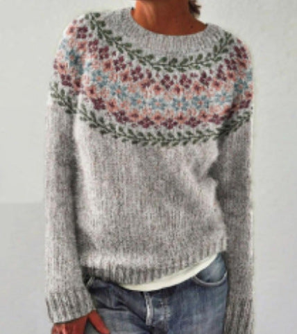 Livia – Vintage Gebreide Trui voor een Frisse Lentelook