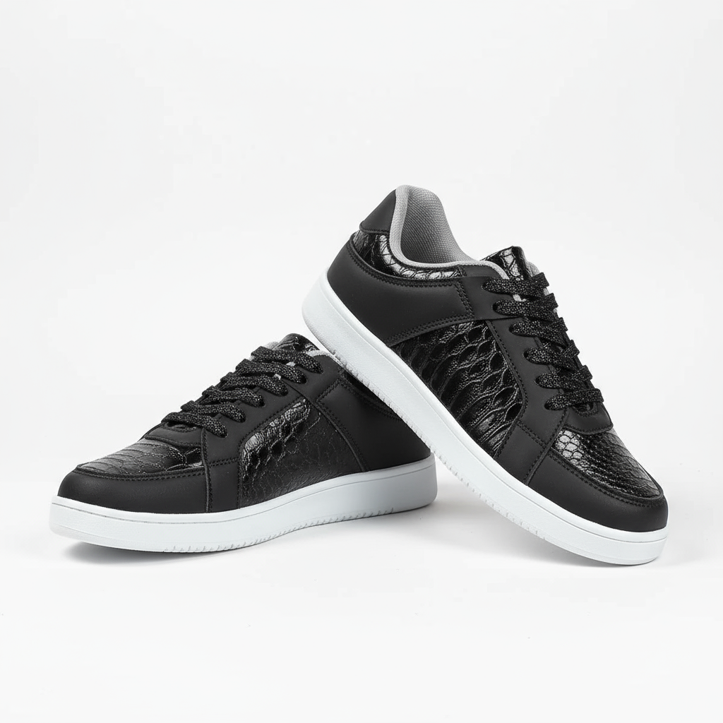 Leren Sneakers met Stevige Zool voor Extra Support
