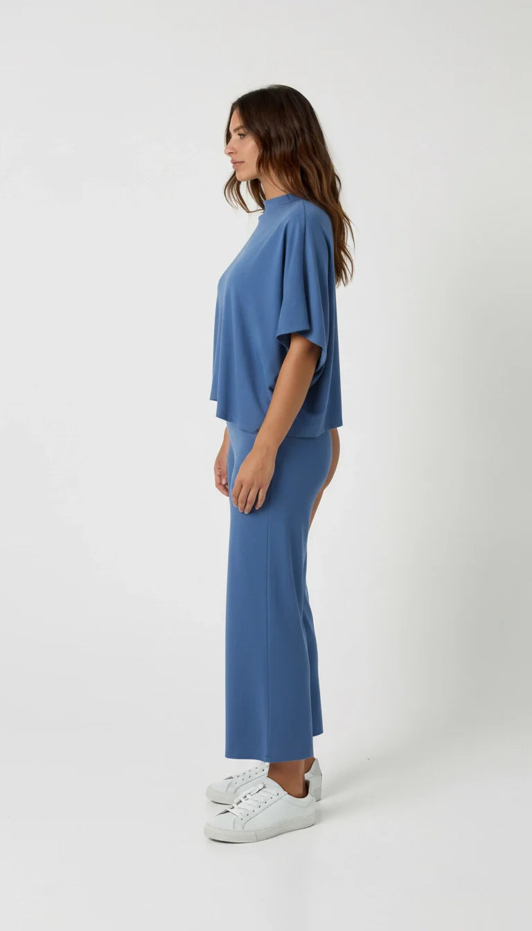 Olivia - Fleece Loungewear Set met Vleermuismouwen