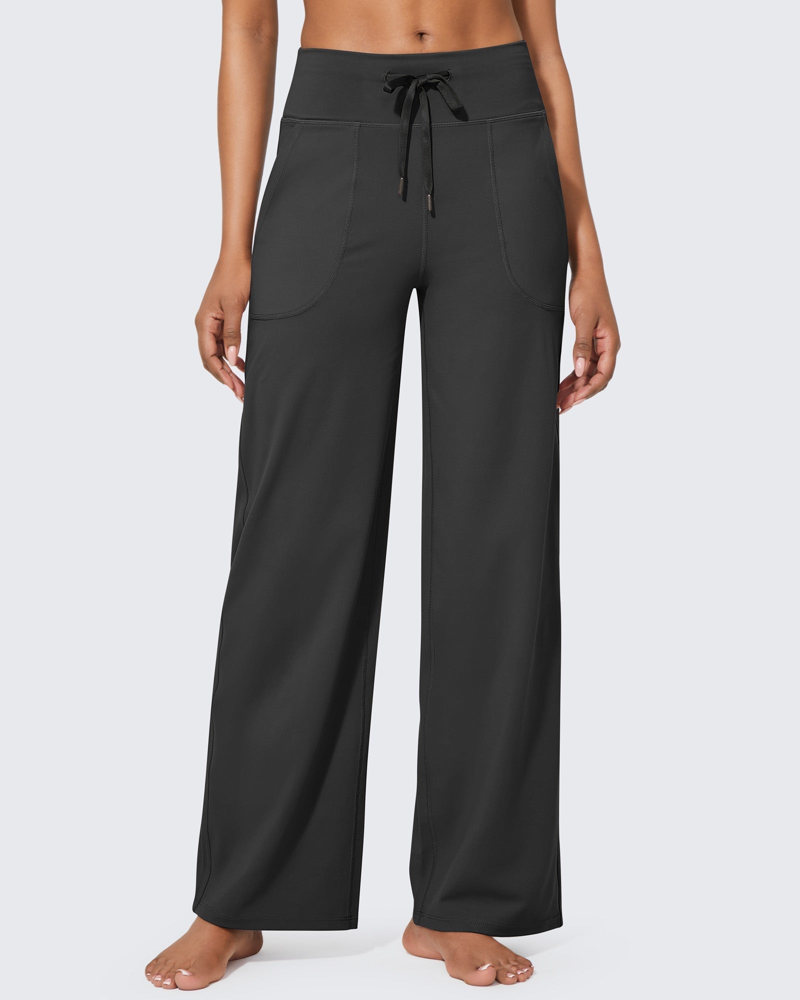Business Casual Hoge Taille Wide Leg Broek
