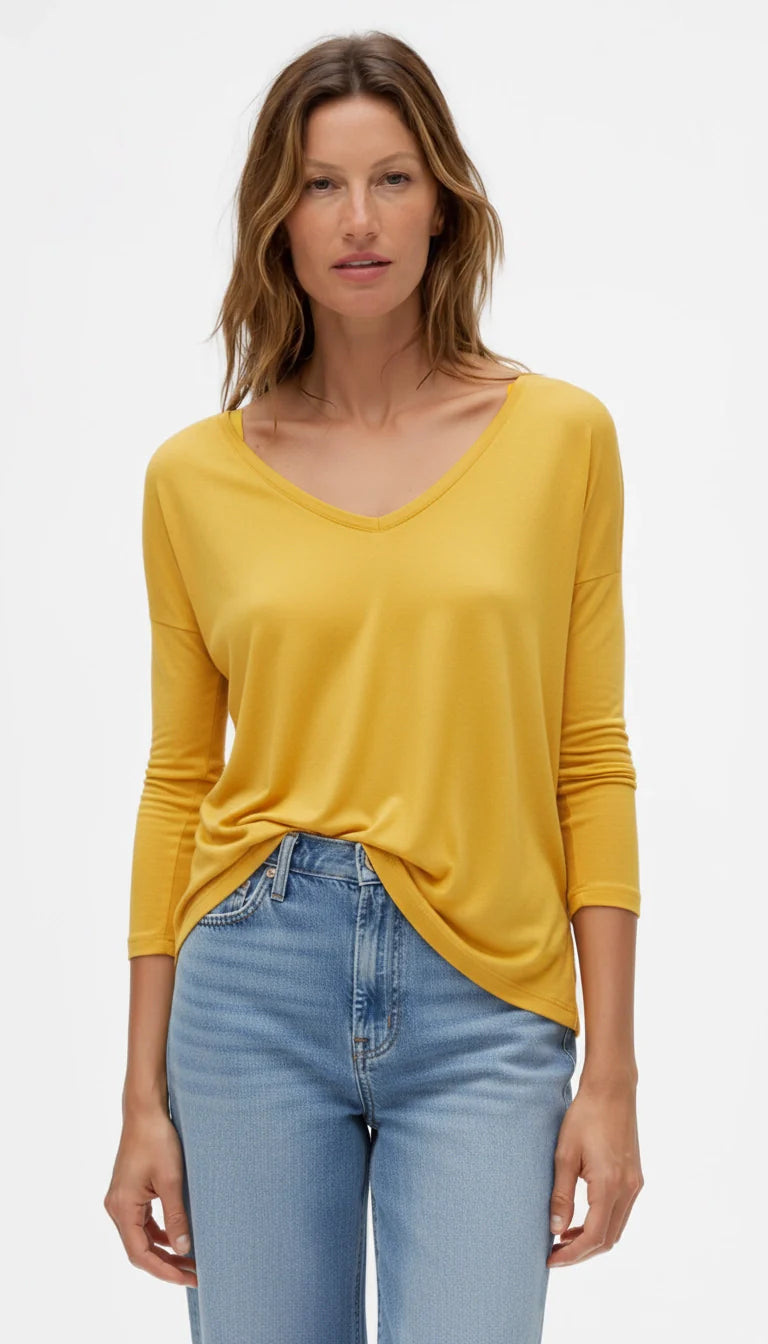 Dalina - Longsleeve Trui met V-hals