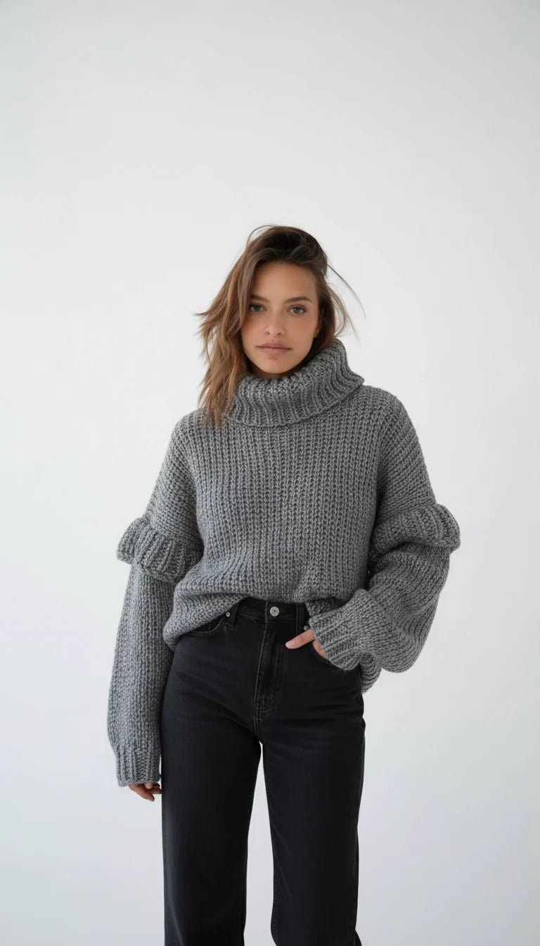 Ivienne - Oversized Gebreide Trui