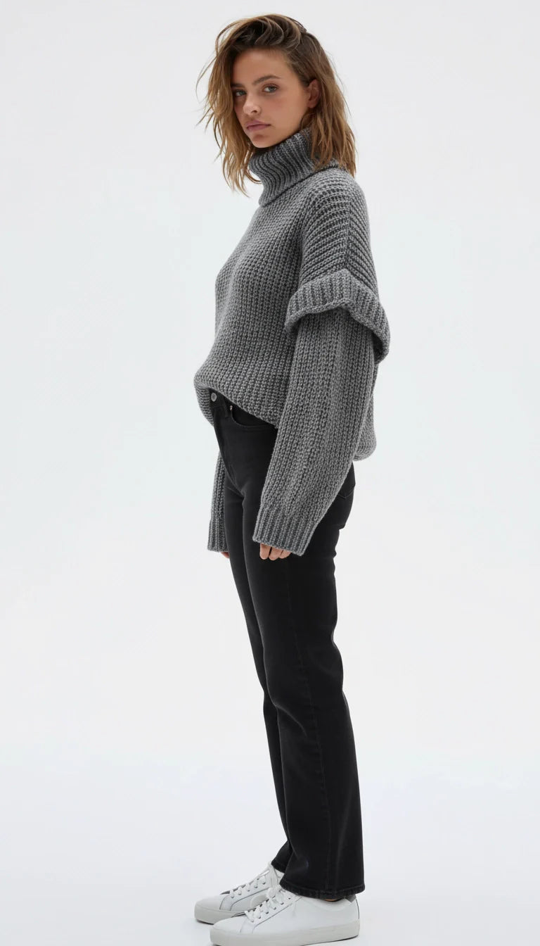 Ivienne - Oversized Gebreide Trui