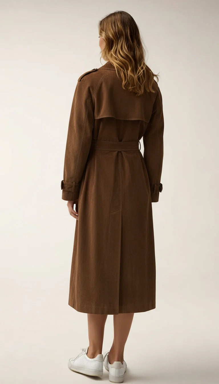Vienna - Suede Trenchcoat
