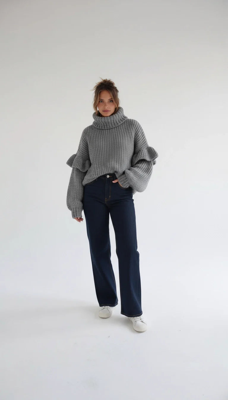 Ivienne - Oversized Gebreide Trui