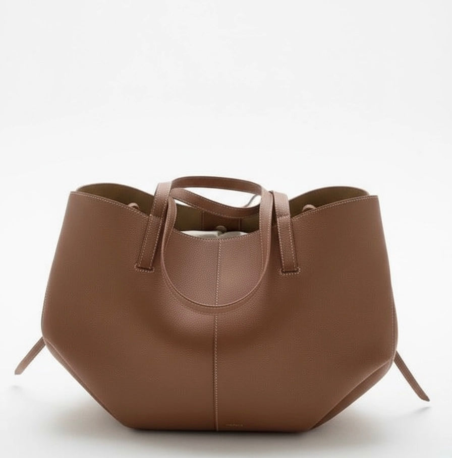 Noa - Stoere Vintage Leren Tote Bag