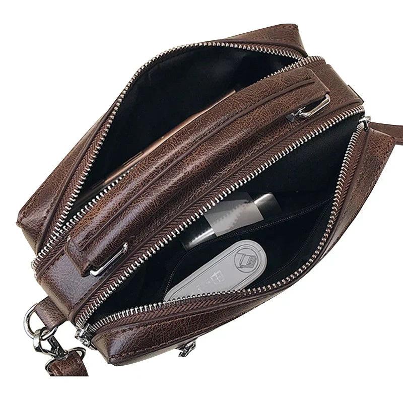 Jasmijn - Vintage Leren Schoudertas