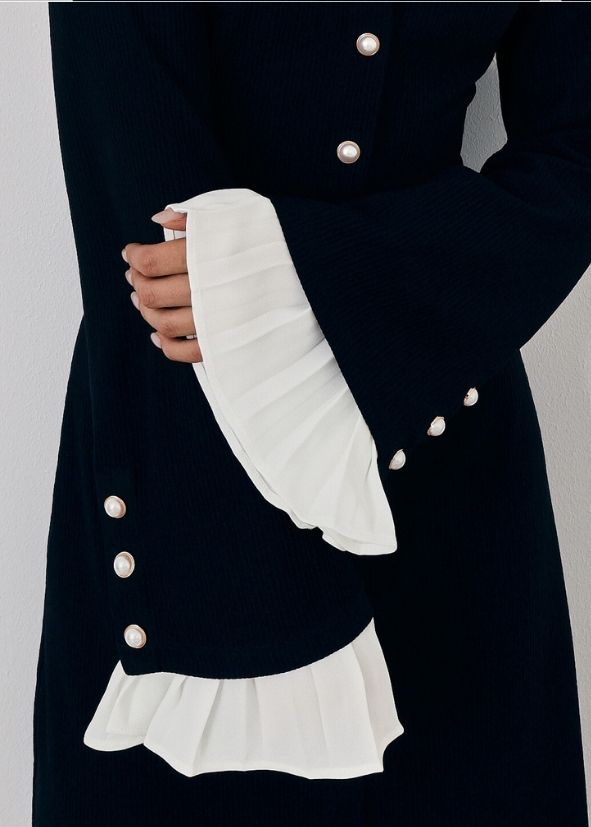 Nikita Effortless Statement Jurk | Navy