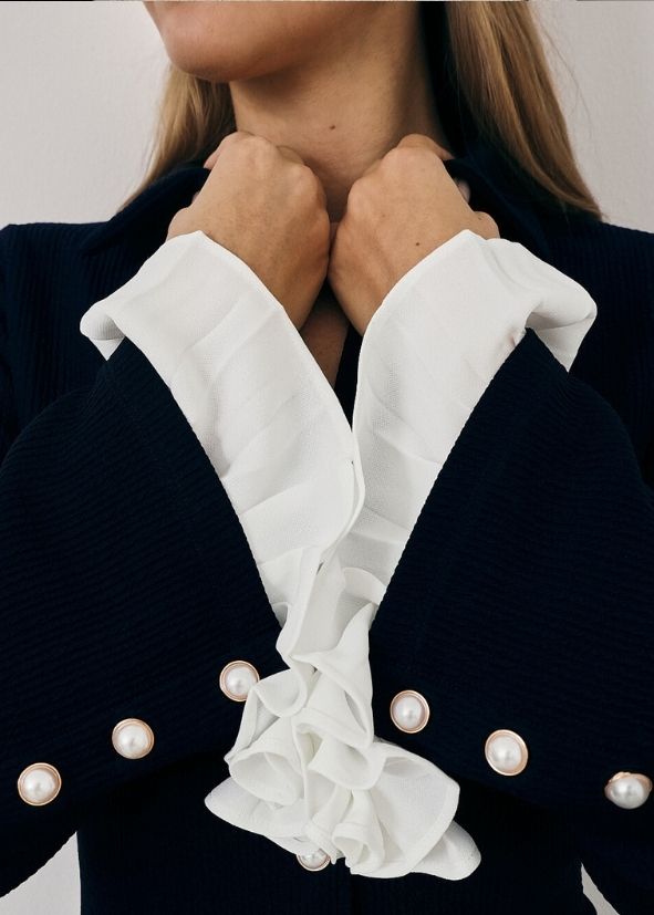 Nikita Effortless Statement Jurk | Navy