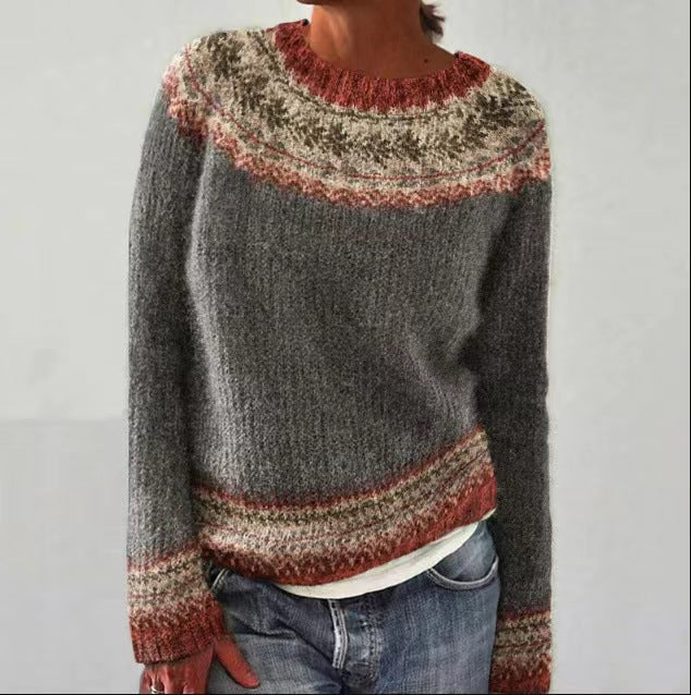 Livia – Vintage Gebreide Trui voor een Frisse Lentelook