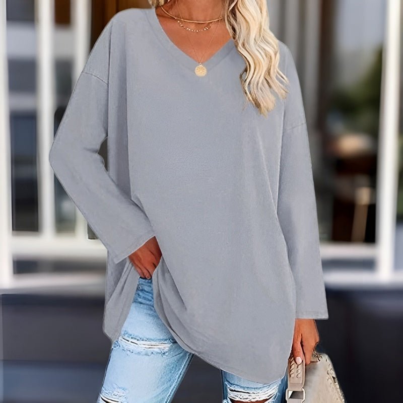 Dalina - Longsleeve Trui met V-hals