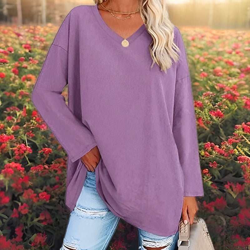 Dalina - Longsleeve Trui met V-hals
