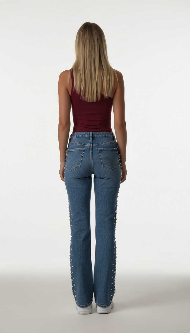 Danique - One-Shoulder Tanktop met Blote Rug